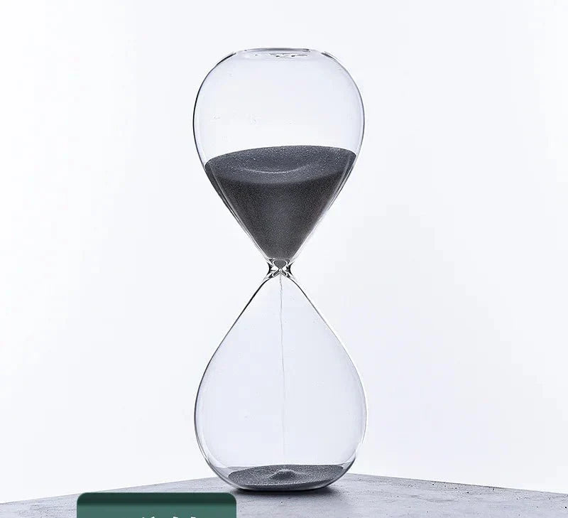 Hjemix | Glass Sand Timer | Stilfull Dekorasjon med 5/10/30/60 Minutters Indikasjon