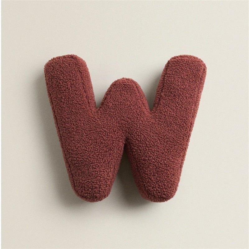 Hjemix | PlushLetter Pute - Myk Bokstavpute for Soverom og Barnerom