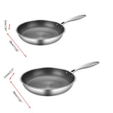 Hjemix | KitchenPro | Non-stick rustfritt stål stekepanne