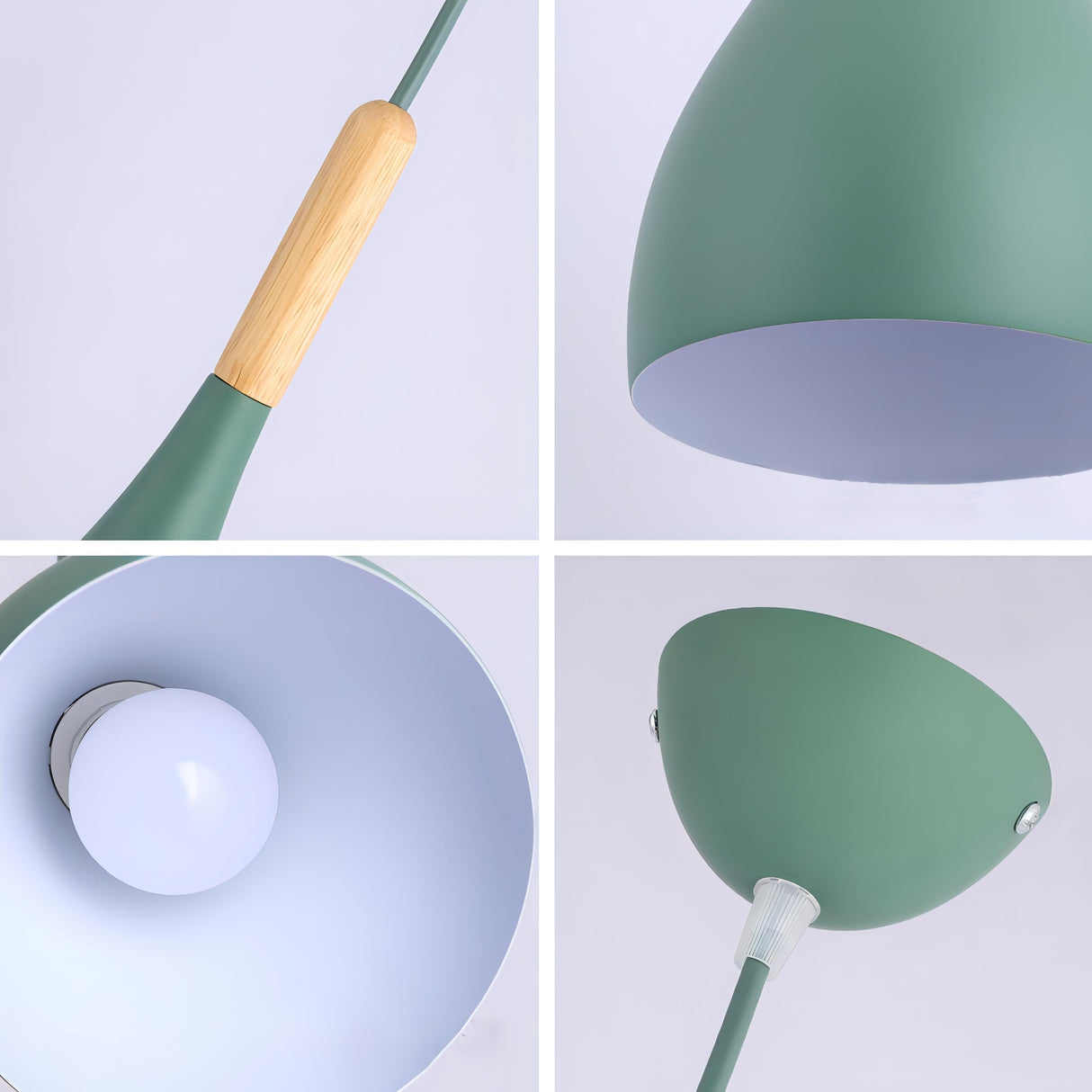 Hjemix | Talon - Moderne dråpeformet tre pendellampe Skandinavisk taklampe