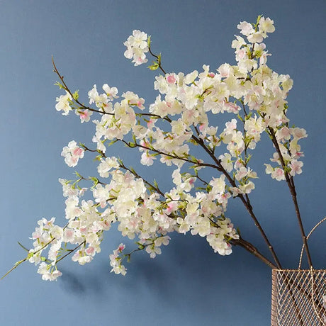 Hjemix | Kunstig Kirsebærblomst Gren - 109 cm Silke blomster