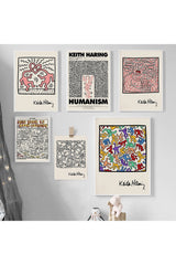 Hjemix | Keith Haring Inspirert Lerretskunst