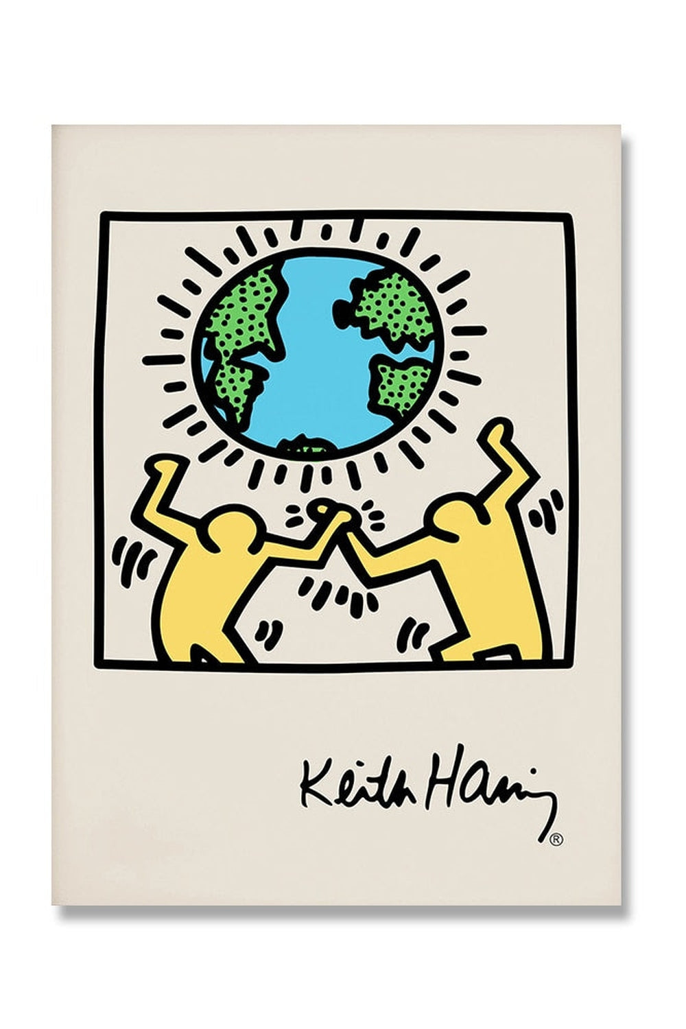 Hjemix | Keith Haring Inspirert Lerretskunst