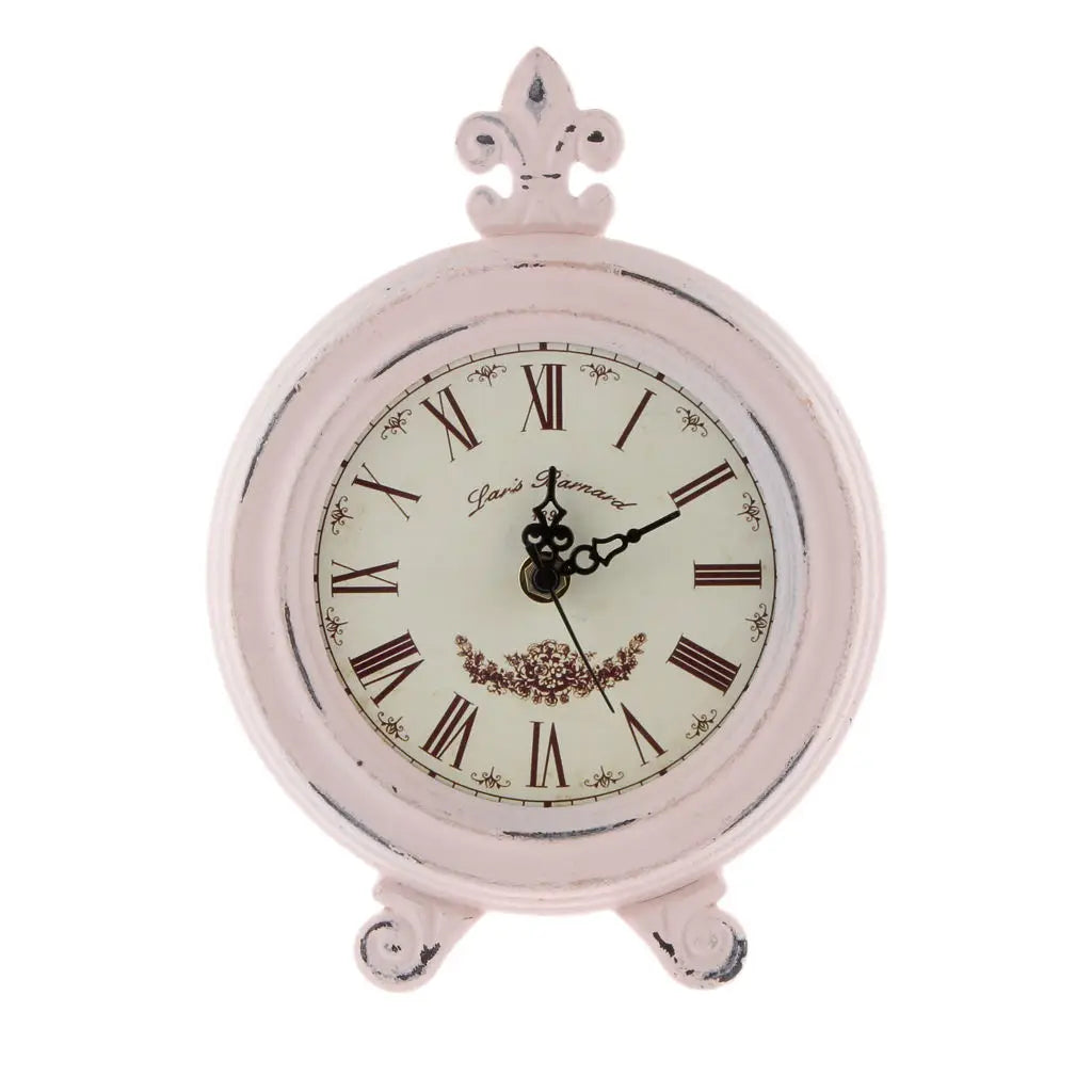 Hjemix | Vintage Tre Stil Bordklokke med Alarm