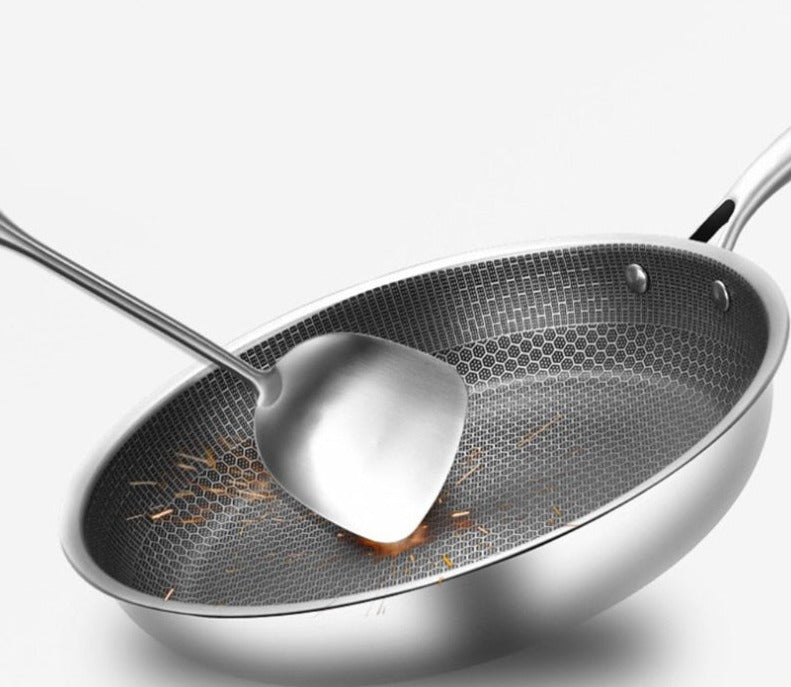 Hjemix | KitchenPro | Non-stick rustfritt stål stekepanne