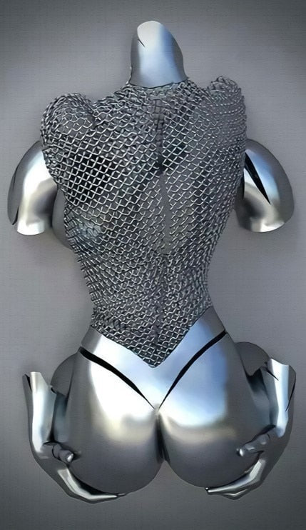 Hjemix | Metallfigur Statuer Stiler Abstrakt Lærred Maleri Par Veggkunst Kjærlighet Skulptur Plakat Trykk Hjemmedekorasjon Stue Gaver