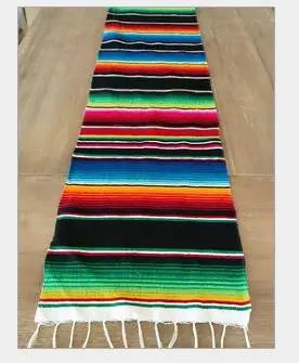Hjemix | Boho Vibrant Mexicansk Serape Teppe