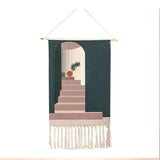 Hjemix | Makrame Henge Bomulls Teppe