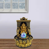 Hjemix | Fantastisk Ganesha Statue med LED Indre Vannkilde