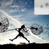 Hjemix | Feer og Løvetann Danser Sammen Skulptur for Utendørs Hage