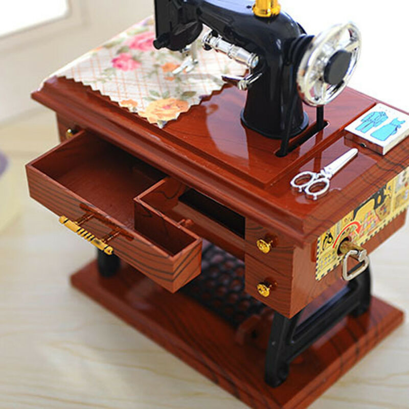Hjemix | Mini Craft Retro Symaskin Dekor
