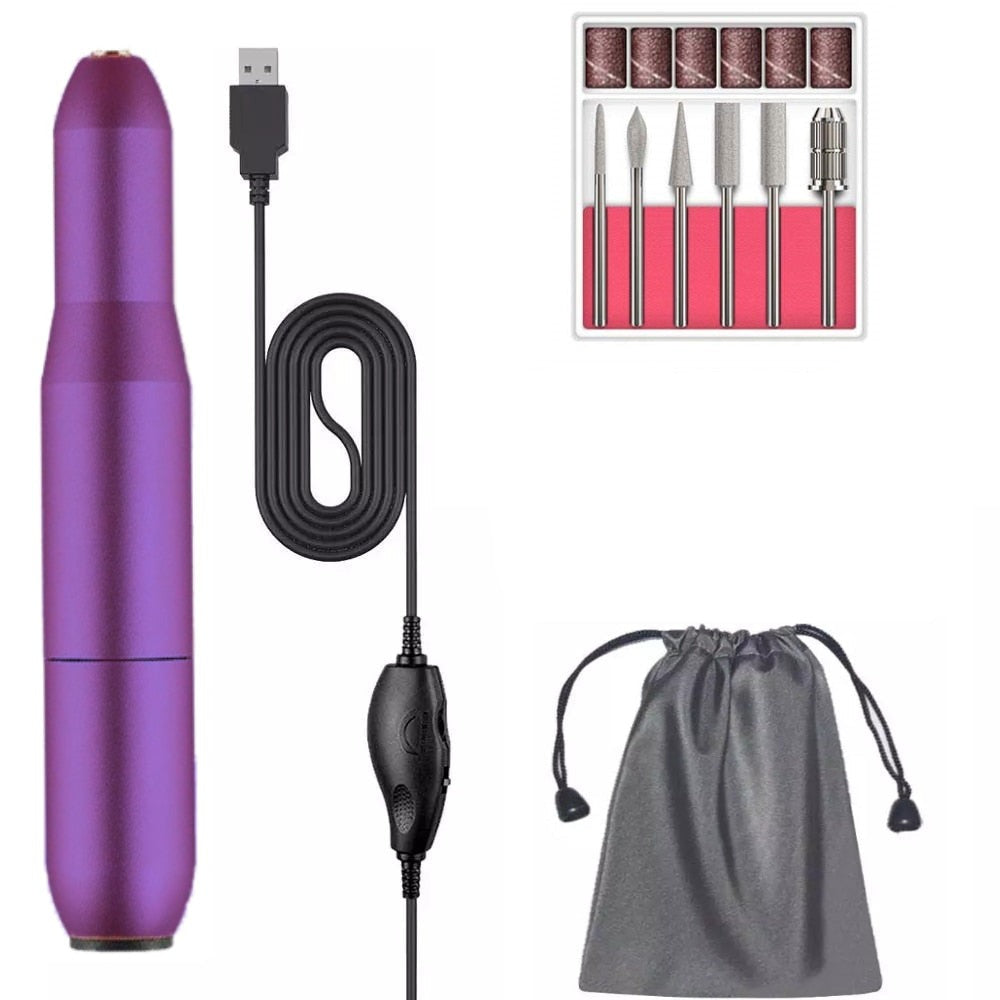 Hjemix | Profesjonell Elektrisk Negle-Dorm – DIY Manikyr Hjemme