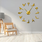 Hjemix | Pilates Poses DIY Veggklokke