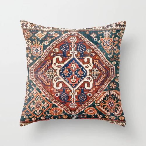 Hjemix | Nordisk putetrekk i marokkansk stil, indisk boho luksus stue soverom putetrekk, lumbar pute, hjemmeinnredning