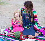 Hjemix | Boho Vibrant Mexicansk Serape Teppe