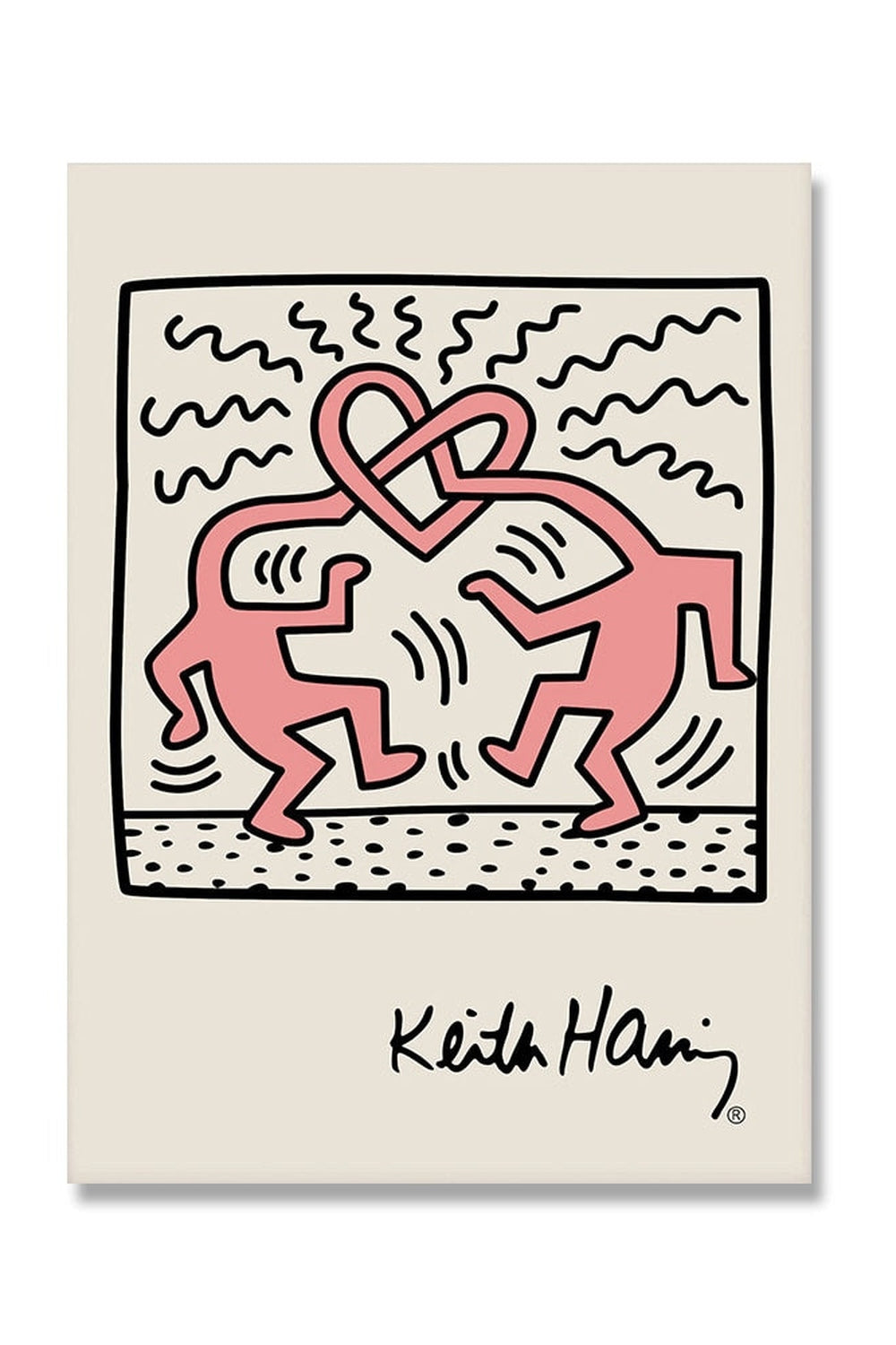 Hjemix | Keith Haring Inspirert Lerretskunst