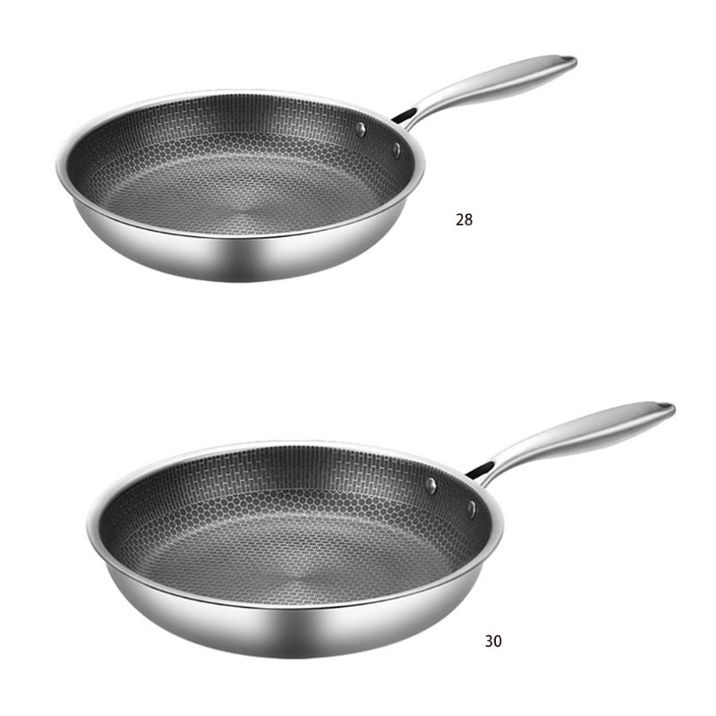 Hjemix | KitchenPro | Non-stick rustfritt stål stekepanne