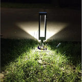 Hjemix | 15W LED hagen lampe: aluminiumstolpe lampe for utendørs gårdsplass, villa landskapsbelysning