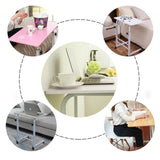 Hjemix | Tretekstur Bærbar Husavtagbart Laptopbord Nattbord