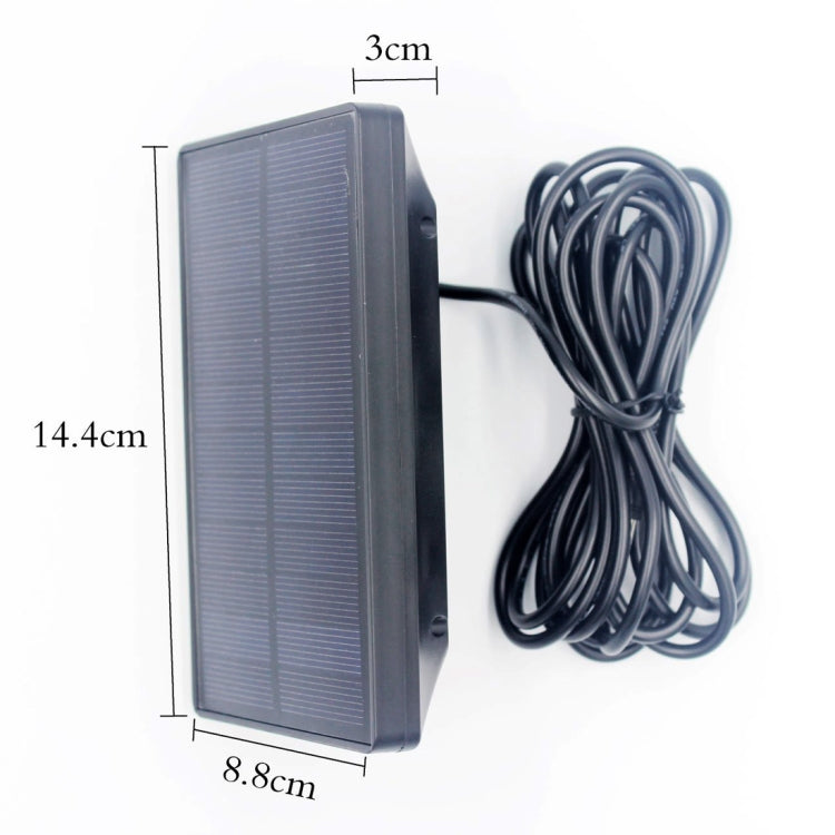 Hjemix | 1500mAh Solpanel Lader Vanntett Batteri for Jakt Spillkameraer
