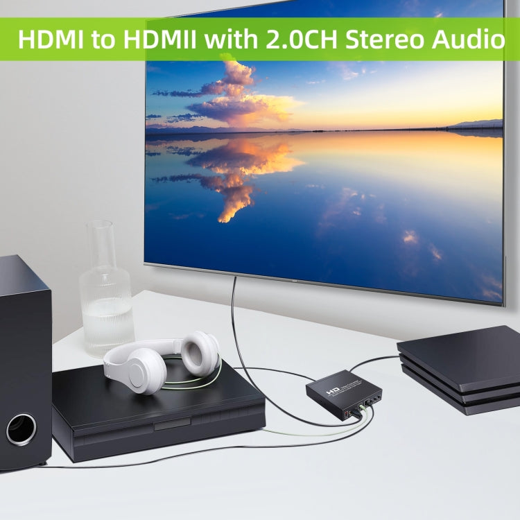Hjemix | NEWKENG NK-8S SCART + HDMI til HDMI 720P / 1080P HD Videoomformer Adapter Skalerboks