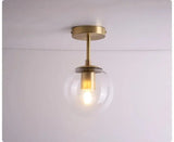 Hjemix | Elegant ball taklampe med LED-pære for ditt stilige rom