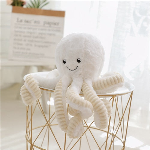 Hjemix | Kids Kuschl-Octopus Plush Toy – myk og kelesyk for alle aldersgrupper