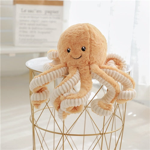 Hjemix | Kids Kuschl-Octopus Plush Toy – myk og kelesyk for alle aldersgrupper