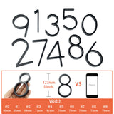 Hjemix | Stor moderne metall husnummer adresse tilbehør