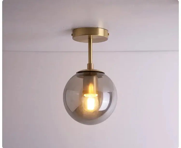 Hjemix | Elegant ball taklampe med LED-pære for ditt stilige rom