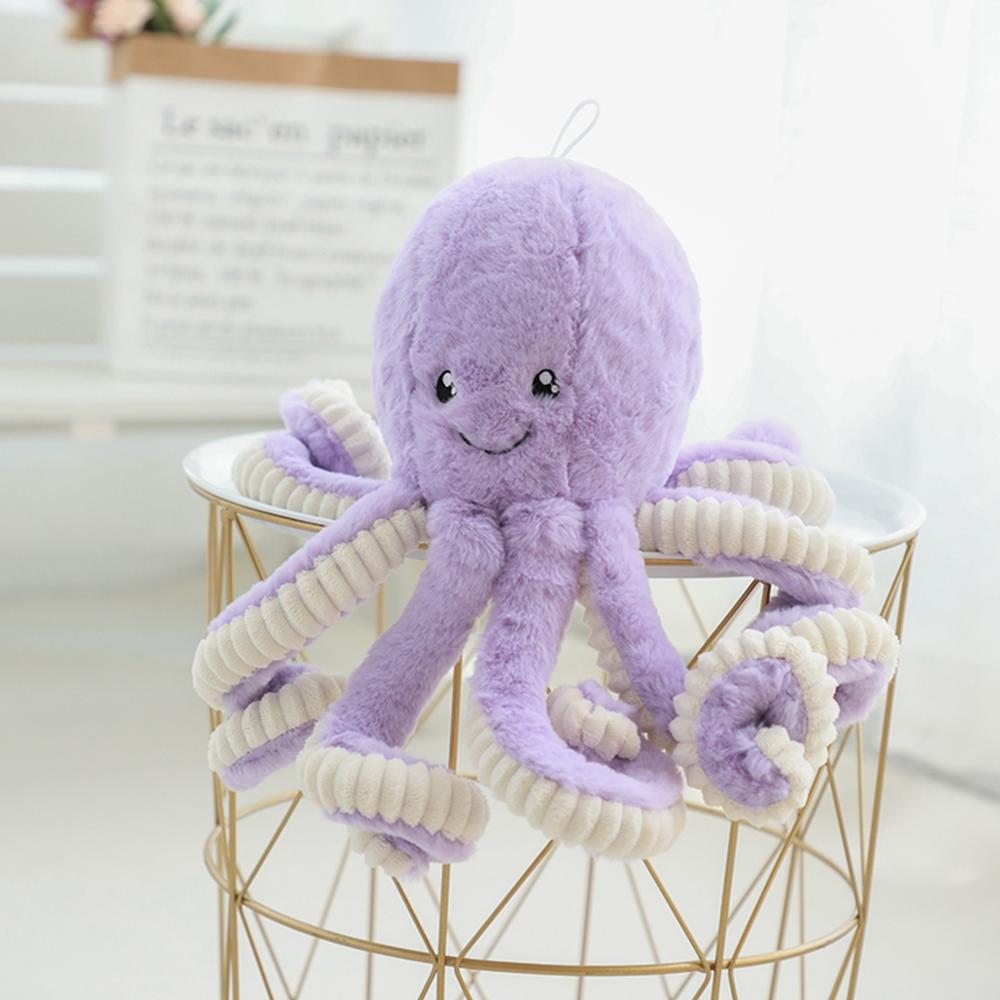 Hjemix | Kids Kuschl-Octopus Plush Toy – myk og kelesyk for alle aldersgrupper