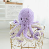Hjemix | Kids Kuschl-Octopus Plush Toy – myk og kelesyk for alle aldersgrupper