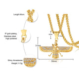 Hjemix | Rhinestone Ahura Mazda Zoroastrisk Anheng Smykke