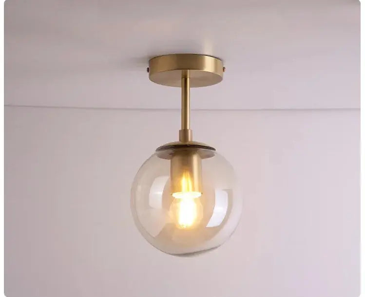 Hjemix | Elegant ball taklampe med LED-pære for ditt stilige rom