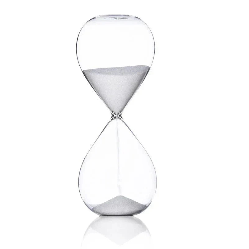 Hjemix | Glass Sand Timer | Stilfull Dekorasjon med 5/10/30/60 Minutters Indikasjon