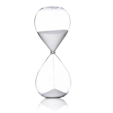 Hjemix | Glass Sand Timer | Stilfull Dekorasjon med 5/10/30/60 Minutters Indikasjon