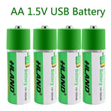Hjemix | 2 deler USB oppladbart batteri