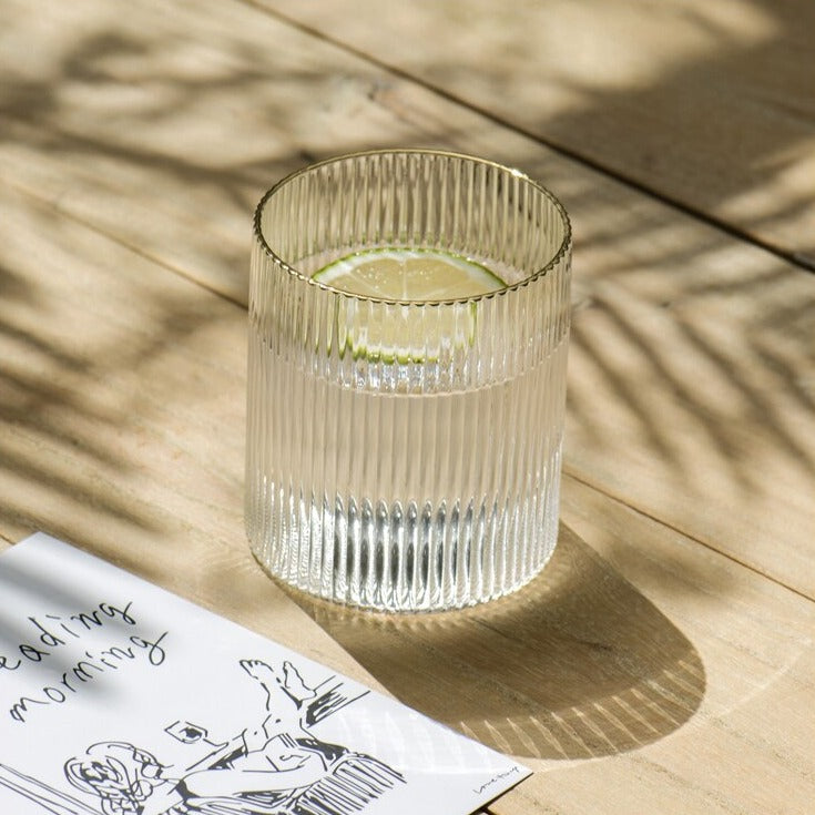 Hjemix | Salute Ripple Texture Cocktail Glass