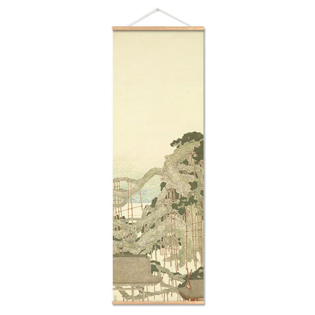 Hjemix | Japansk Ou-Mi Ukiyoe Rulleskrifts Plakat Landskaps Veggkunst Bilder Stue Vintage Maleri Landhus Innredning