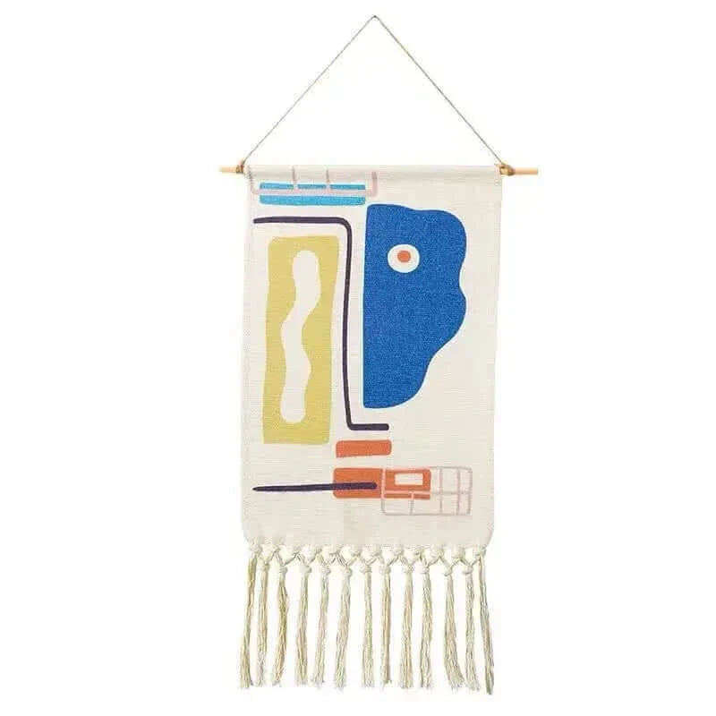 Hjemix | Makramee Hengende Bomull Veggteppe