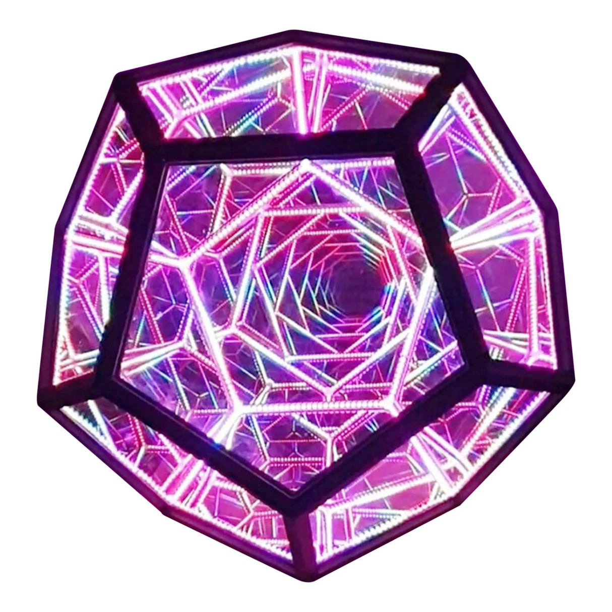 Hjemix Infinite Dodecahedron Color Art Light Usb Charging Decorative Lamp Home Desktop Decoration Aesthetic Room Decor