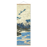 Hjemix | Japansk Ou-Mi Ukiyoe Rulleskrifts Plakat Landskaps Veggkunst Bilder Stue Vintage Maleri Landhus Innredning