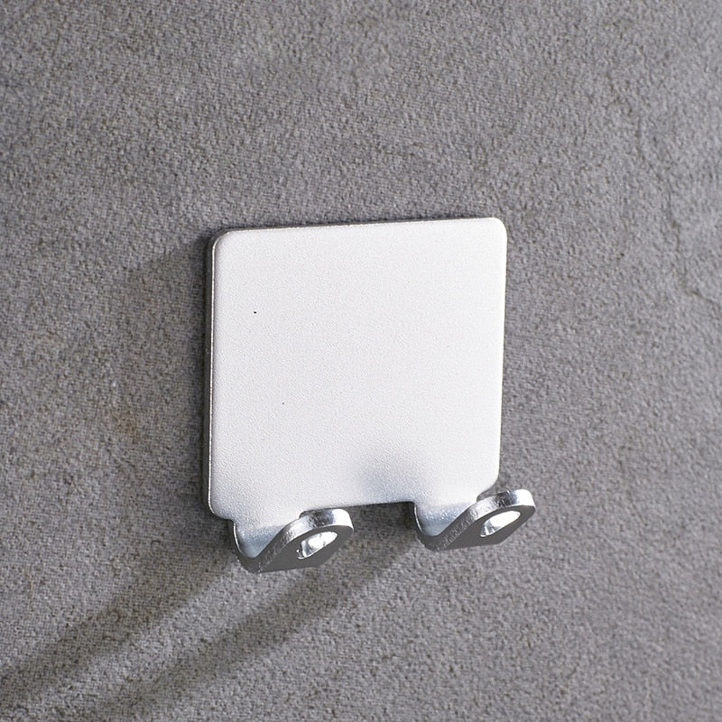 Hjemix | Punch-fri Razor Holder Oppbevaringskrok (1/2/3 Biter) - Veggmontert Barberhylle for Menn til Badet