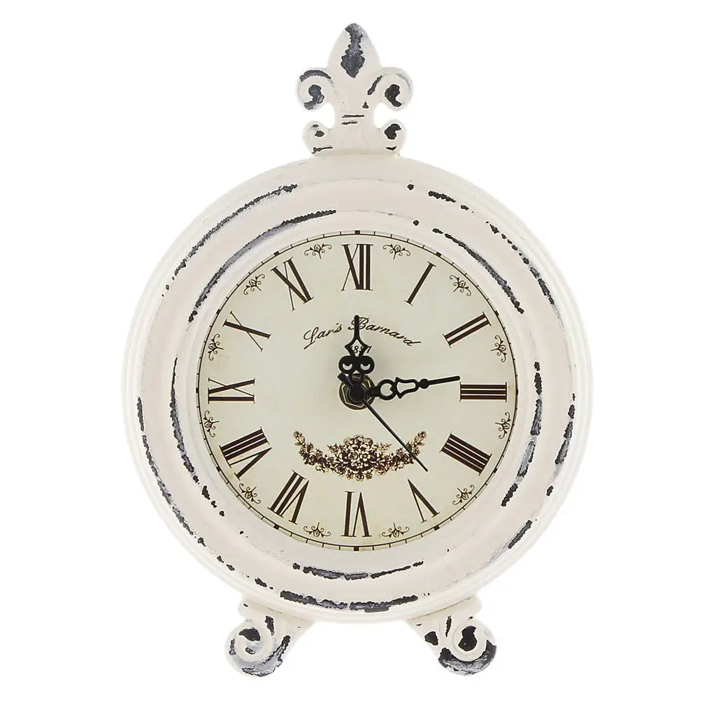 Hjemix | Vintage Tre Stil Bordklokke med Alarm