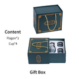 Hjemix | Sakevin i japansk stil, varmt kinesisk vinsett, hjemmelaget keramisk sakevinsett for damer