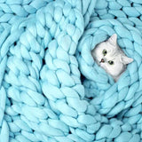 Hjemix | Tung Strikket Teppe