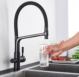 Hjemix | Dobbeltuttak Drikkevannskran Filtrerte Kjøkkenkraner