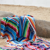 Hjemix | Boho Vibrant Mexicansk Serape Teppe