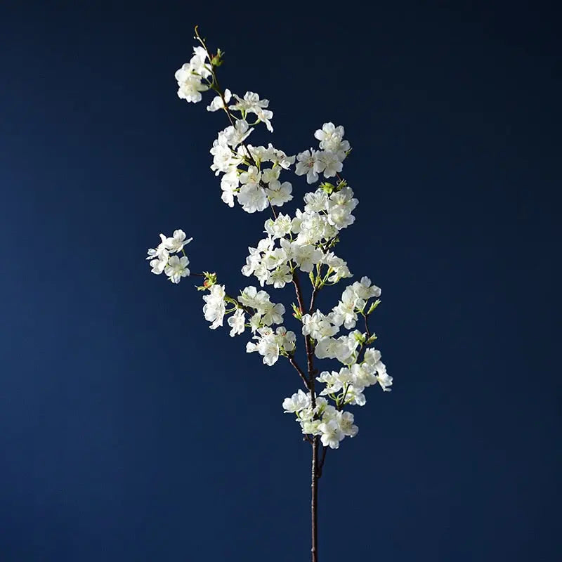 Hjemix | Kunstig Kirsebærblomst Gren - 109 cm Silke blomster