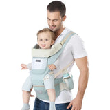 Hjemix | All-Position Baby Carrier - Hip Seat Spedbarn Småbarn Rygsekk med Kenguru Innpakning Bærer